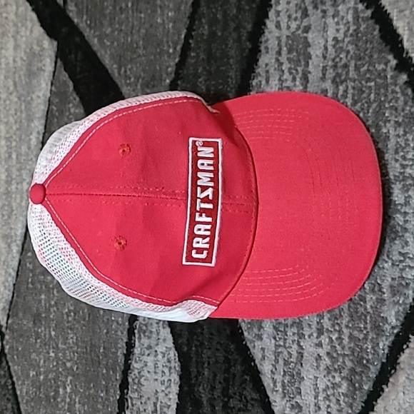 VINTAGE CRAFTSMAN TOOLS ACE MESH-BACK EMBROIDERED SNAP-BACK TRUCKER HAT - Picture 1 of 12